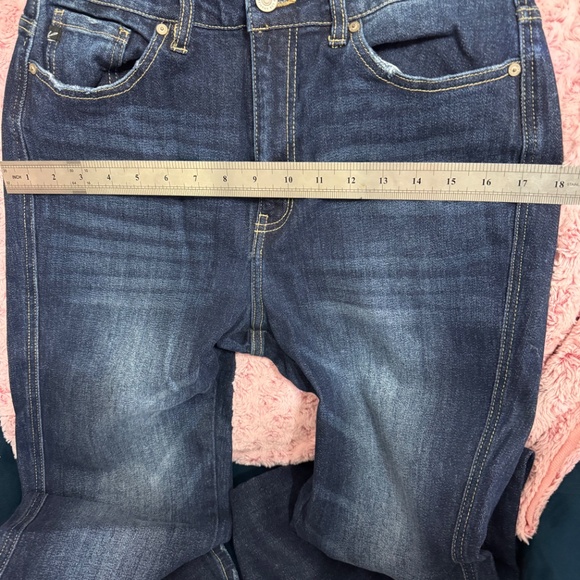 Kancan size 9/28 flare jeans 32in inseam - Picture 10 of 11